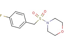 4-[(4-fluorobenzyl)sulfonyl]morpholine