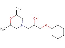 1-(cyclohexyloxy)-3-(2,6-dimethyl-4-morpholinyl)-2-propanol hydrochloride