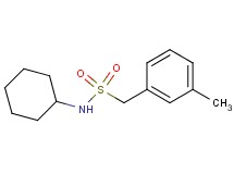 N-cyclohexyl-1-(3-methylphenyl)methanesulfonamide