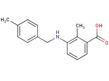 2-methyl-3-[(4-methylbenzyl)amino]benzoic acid