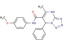 N-(4-methoxyphenyl)-5-methyl-7-phenyl-4,7-dihydrotetrazolo[1,5-a]pyrimidine-6-carboxamide