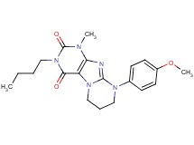 3-butyl-9-(4-methoxyphenyl)-1-methyl-6,7,8,9-tetrahydropyrimido[2,1-f]purine-2,4(1H,3H)-dione