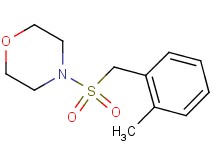 4-[(2-methylbenzyl)sulfonyl]morpholine