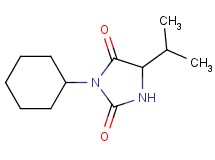 3-cyclohexyl-5-isopropyl-2,4-imidazolidinedione