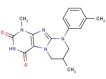 1,7-dimethyl-9-(3-methylphenyl)-6,7,8,9-tetrahydropyrimido[2,1-f]purine-2,4(1H,3H)-dione