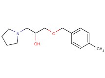 1-[(4-methylbenzyl)oxy]-3-(1-pyrrolidinyl)-2-propanol hydrochloride