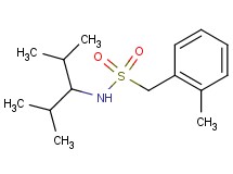 N-(1-isopropyl-2-methylpropyl)-1-(2-methylphenyl)methanesulfonamide