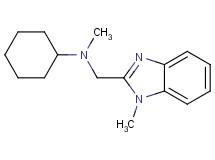 N-methyl-N-[(1-methyl-1H-benzimidazol-2-yl)methyl]cyclohexanamine