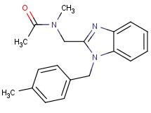 N-methyl-N-{[1-(4-methylbenzyl)-1H-benzimidazol-2-yl]methyl}acetamide