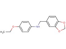 (1,3-benzodioxol-5-ylmethyl)(4-ethoxyphenyl)amine