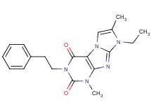 8-ethyl-1,7-dimethyl-3-(2-phenylethyl)-1H-imidazo[2,1-f]purine-2,4(3H,8H)-dione
