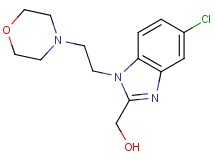 {5-chloro-1-[2-(4-morpholinyl)ethyl]-1H-benzimidazol-2-yl}methanol