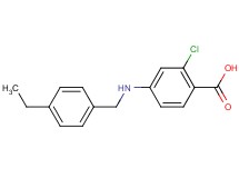 2-chloro-4-[(4-ethylbenzyl)amino]benzoic acid