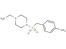 1-ethyl-4-[(4-methylbenzyl)sulfonyl]piperazine