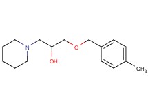 1-[(4-methylbenzyl)oxy]-3-(1-piperidinyl)-2-propanol hydrochloride