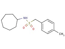 N-cycloheptyl-1-(4-methylphenyl)methanesulfonamide