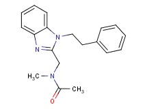 N-methyl-N-{[1-(2-phenylethyl)-1H-benzimidazol-2-yl]methyl}acetamide
