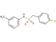 1-(4-fluorophenyl)-N-(3-methylphenyl)methanesulfonamide