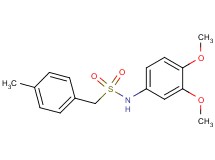 N-(3,4-dimethoxyphenyl)-1-(4-methylphenyl)methanesulfonamide
