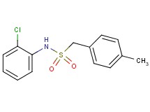 N-(2-chlorophenyl)-1-(4-methylphenyl)methanesulfonamide