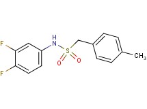 N-(3,4-difluorophenyl)-1-(4-methylphenyl)methanesulfonamide