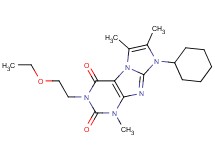 8-cyclohexyl-3-(2-ethoxyethyl)-1,6,7-trimethyl-1H-imidazo[2,1-f]purine-2,4(3H,8H)-dione