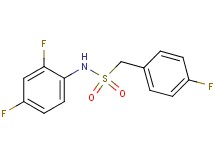 N-(2,4-difluorophenyl)-1-(4-fluorophenyl)methanesulfonamide