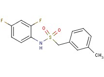 N-(2,4-difluorophenyl)-1-(3-methylphenyl)methanesulfonamide