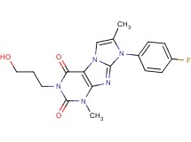 8-(4-fluorophenyl)-3-(3-hydroxypropyl)-1,7-dimethyl-1H-imidazo[2,1-f]purine-2,4(3H,8H)-dione