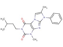 1,7-dimethyl-3-(3-methylbutyl)-8-phenyl-1H-imidazo[2,1-f]purine-2,4(3H,8H)-dione