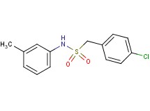 1-(4-chlorophenyl)-N-(3-methylphenyl)methanesulfonamide
