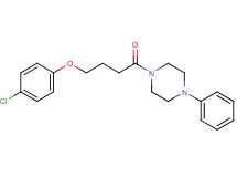 1-[4-(4-chlorophenoxy)butanoyl]-4-phenylpiperazine