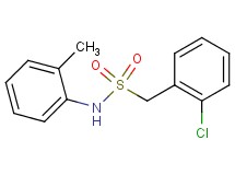 1-(2-chlorophenyl)-N-(2-methylphenyl)methanesulfonamide