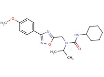 N'-cyclohexyl-N-isopropyl-N-{[3-(4-methoxyphenyl)-1,2,4-oxadiazol-5-yl]methyl}urea
