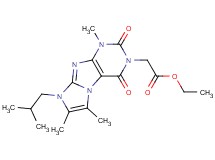 ethyl (8-isobutyl-1,6,7-trimethyl-2,4-dioxo-1,2,4,8-tetrahydro-3H-imidazo[2,1-f]purin-3-yl)acetate