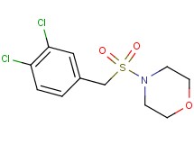 4-[(3,4-dichlorobenzyl)sulfonyl]morpholine