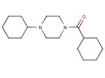 1-cyclohexyl-4-(cyclohexylcarbonyl)piperazine