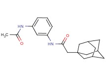 N-[3-(acetylamino)phenyl]-2-(1-adamantyl)acetamide