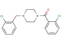 1-(2-chlorobenzoyl)-4-(2-chlorobenzyl)piperazine
