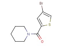 1-[(4-bromo-2-thienyl)carbonyl]piperidine