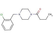 1-butyryl-4-(2-chlorobenzyl)piperazine