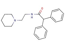 2,2-diphenyl-N-[2-(1-piperidinyl)ethyl]acetamide
