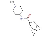 N-(1-methyl-4-piperidinyl)-1-adamantanecarboxamide