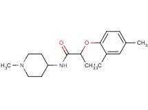 2-(2,4-dimethylphenoxy)-N-(1-methyl-4-piperidinyl)propanamide