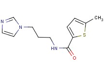 N-[3-(1H-imidazol-1-yl)propyl]-5-methyl-2-thiophenecarboxamide
