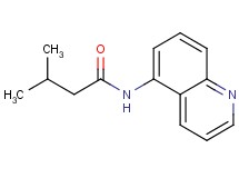 3-methyl-N-5-quinolinylbutanamide