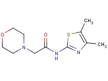 N-(4,5-dimethyl-1,3-thiazol-2-yl)-2-(4-morpholinyl)acetamide