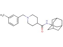 N-1-adamantyl-1-(3-methylbenzyl)-4-piperidinecarboxamide