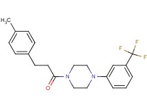 1-[3-(4-methylphenyl)propanoyl]-4-[3-(trifluoromethyl)phenyl]piperazine