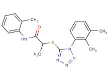 2-{[1-(2,3-dimethylphenyl)-1H-tetrazol-5-yl]thio}-N-(2-methylphenyl)propanamide